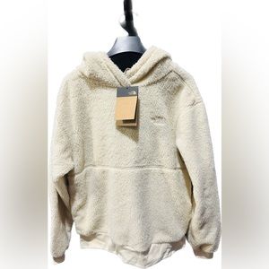 NWT The North Face Women’s Sherpa Hoodie Bleached Sand $99 MSRP Size S